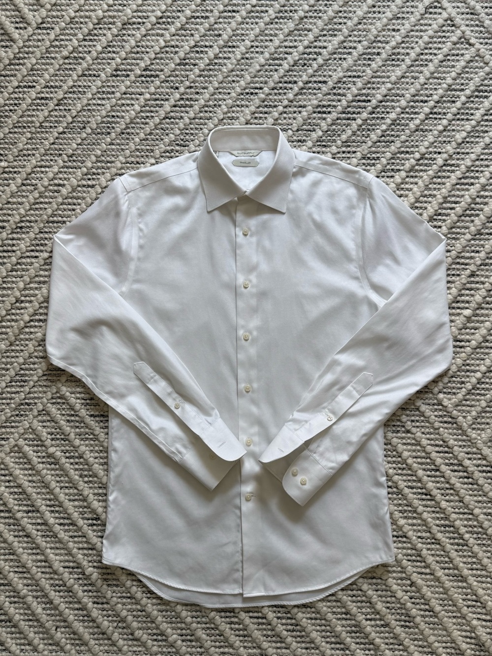 Suitsupply Traveller White Dress Shirt 15 (38)